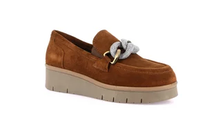 City suede moccasin | REXX SC2141 - cuoio