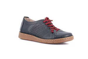 Comfort shoe in leather | INAD SC2842 - blue