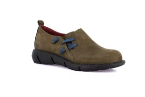 Slip on in morbida pelle | KART SC2886 - oliva