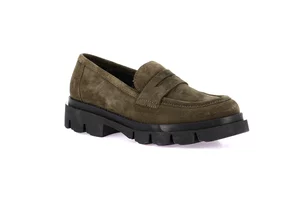 Moccasin in suede | ROCE SC4319 - oliva