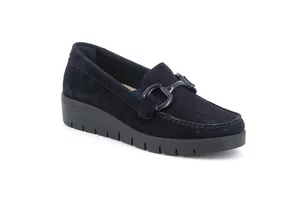 Slip on in suede | TAFA SC5584 - blue