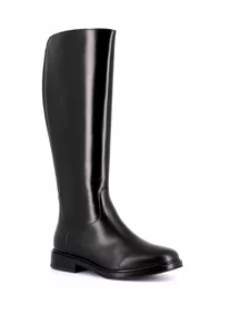 Damen Lederstiefel aus echtem Leder | AFFE ST0067 - schwarz