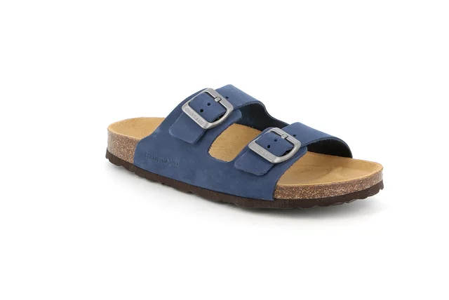 Ciabatta da donna in sughero | SARA CB0003 - BLU | Grünland
