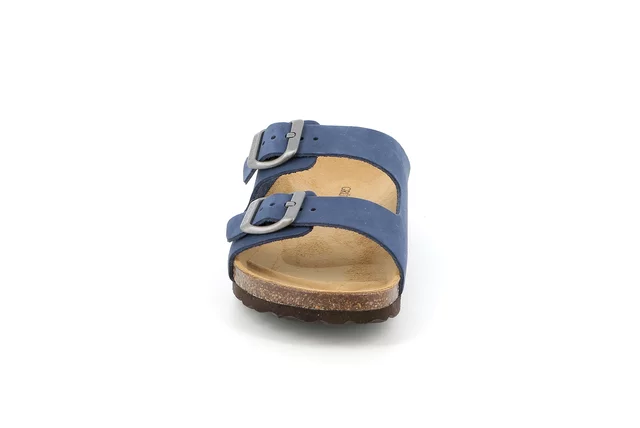 Ciabatta da donna in sughero | SARA CB0003 - BLU | Grünland