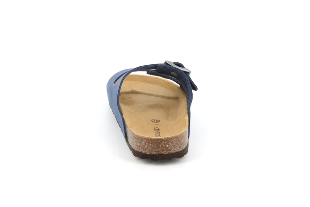 Ciabatta da donna in sughero | SARA CB0003 - BLU | Grünland