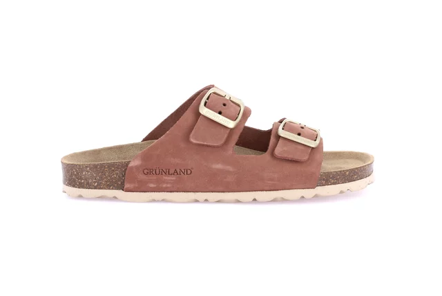 Women's cork slipper | SARA CB0003 - ROSA ANTICO | Grünland