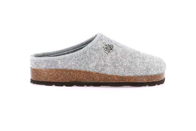 Cork slipper | SARA CB0169 - CENERE | Grünland