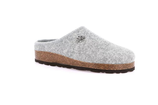 Cork slipper | SARA CB0169 - cenere