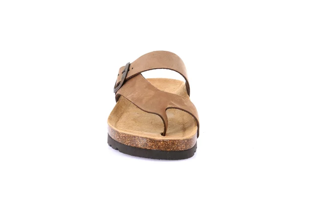 Ciabatta in sughero naturale e nabuk | HOLA CB0327 - TAUPE | Grünland