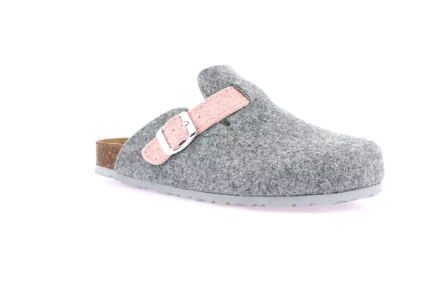 Cork winter slipper CB0683 - grigio cipria