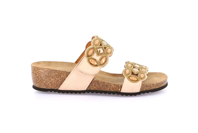 Cork slipper with light wedge | MEMI CB0828 - CIPRIA | Grünland