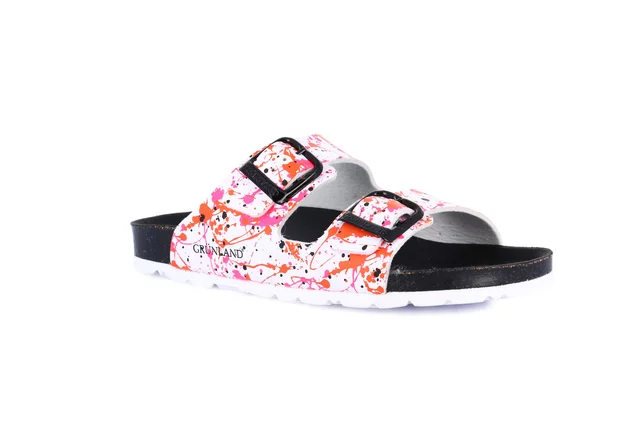 Ciabatta mod. SARA kicked by Georgettepol®  CB0834 - multicolor