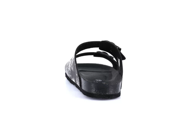 Ciabatta mod. SARA kicked by Georgettepol®  CB0834 - NERO | Grünland
