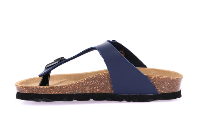 Flip-Flop-Slipper aus Kork CB0926 - BLAU | Grünland Junior