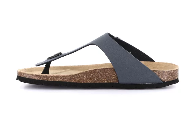 Flip-Flop-Slipper aus Kork CB0927 - BLAU | Grünland Junior