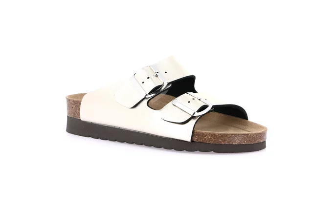 Eco-friendly slipper in natural cork | HOLA CB0972 - CHAMPAGNE | Grünland