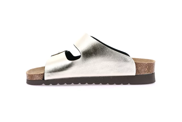 Eco-friendly slipper in natural cork | HOLA CB0972 - CHAMPAGNE | Grünland