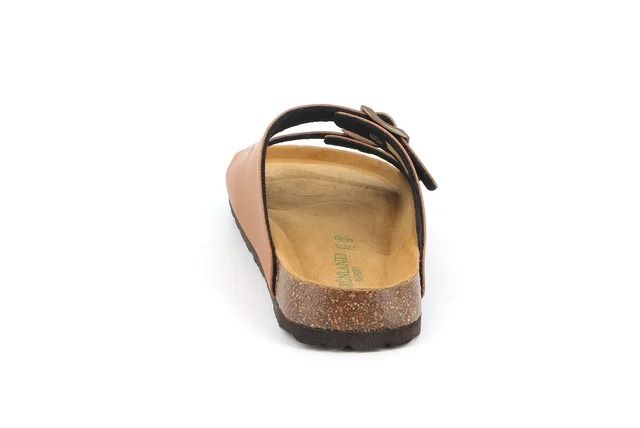 Sandale mit doppeltem Schnalle und Re-Soft Fußbett | BOBO CB0974 - CUOIO | Grünland