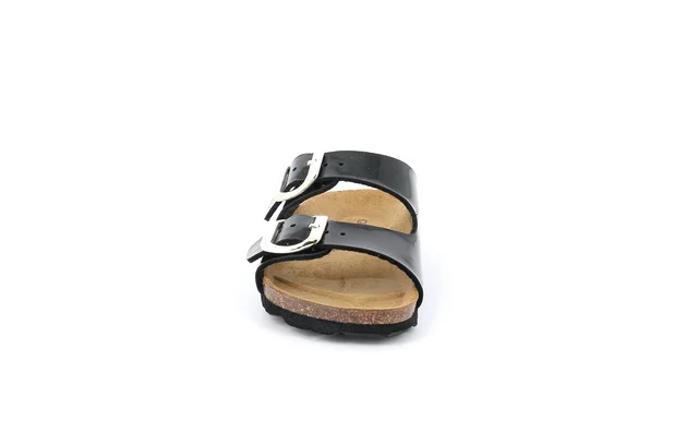Double buckle slipper\n\n\n \n\n  CB1462 - BLACK | Grünland Junior