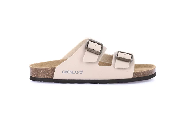 Double buckle slipper | SARA CB1557 - BEIGE | Grünland