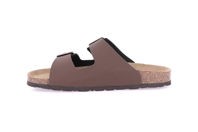 Double buckle slipper | SARA CB1557 - MOGANO | Grünland