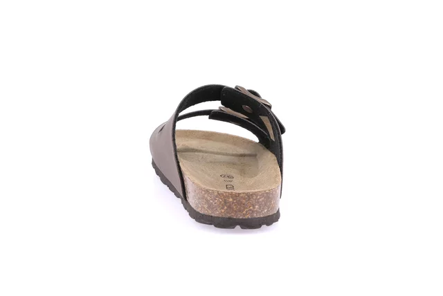 Double buckle slipper | SARA CB1557 - MOGANO | Grünland