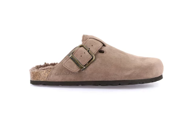 Suede slipper | SARA CB2000 - TORTORA | Grünland