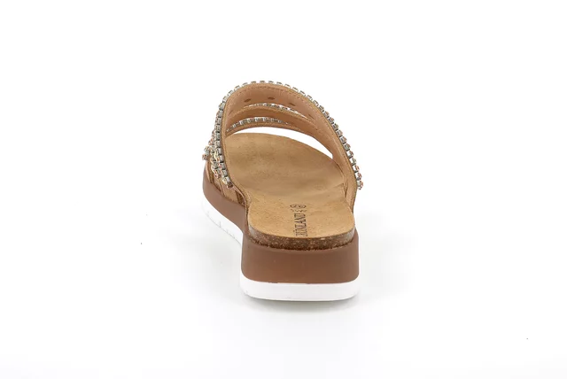 Fashion slipper | DOXE CB2237 - CUOIO | Grünland