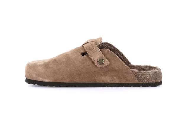 Sabot da uomo peluche | BOBO CB2247 - TAUPE | Grünland