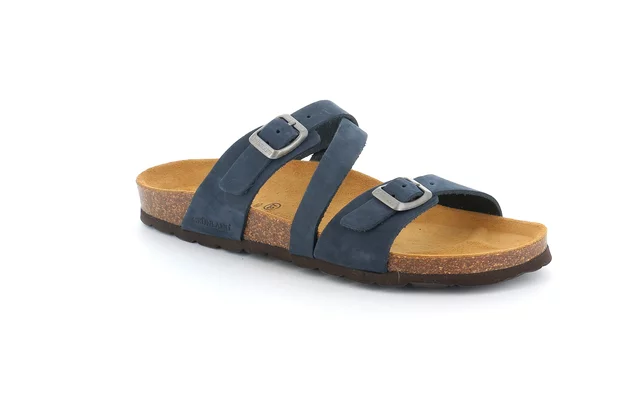 Sandale mit drei Riemen | SARA CB2388 - blau