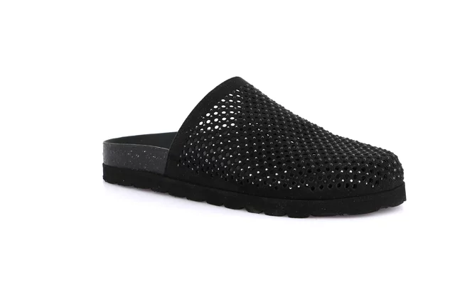 Sabot microforato in sughero naturale | SASA CB2405 - nero