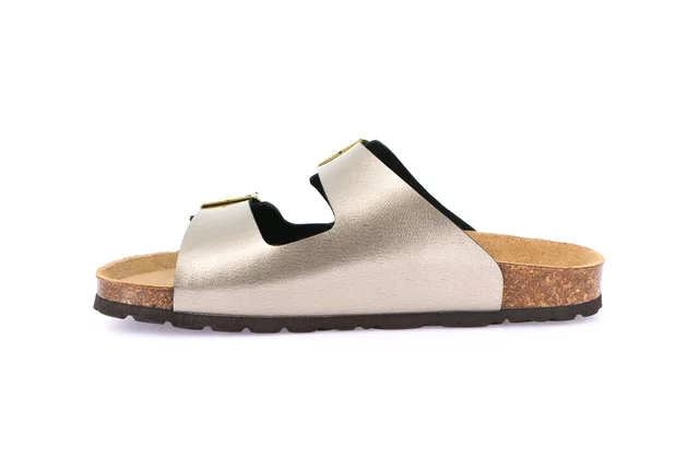 Ciabatta in materiale riciclato | SARA CB2425 - CHAMPAGNE | Grünland