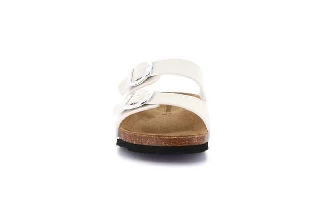 Slipper woman SARA double buckle CB2425 - PERLA | Grünland