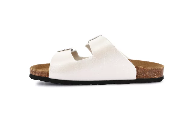 Ciabatta in materiale riciclato | SARA CB2425 - PERLA | Grünland