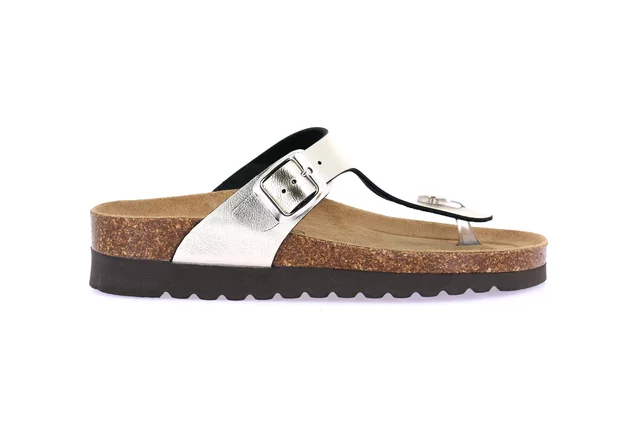 Umweltfreundlicher Sandale aus Naturkork | HOLA CB2430 - CHAMPAGNE | Grünland