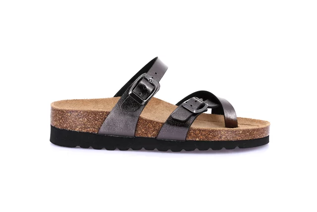 Ciabatta eco-friendly in sughero naturale | HOLA CB2438 - ANTRACITE | Grünland