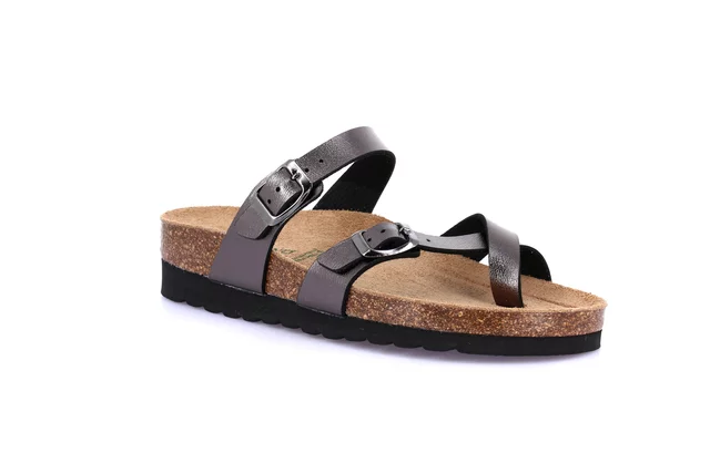 Ciabatta eco-friendly in sughero naturale | HOLA CB2438 - antracite