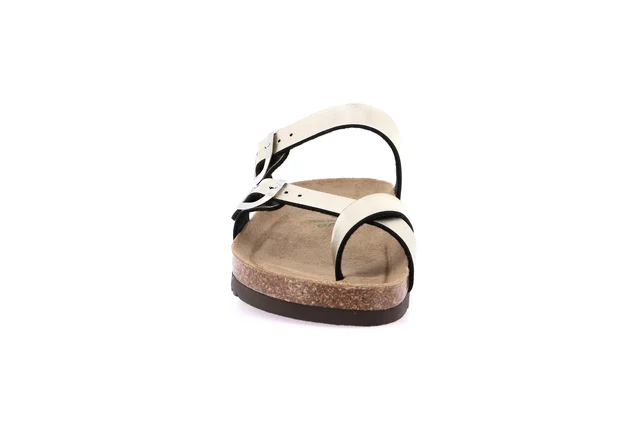 Eco-friendly slipper in natural cork | HOLA CB2438 - CHAMPAGNE | Grünland