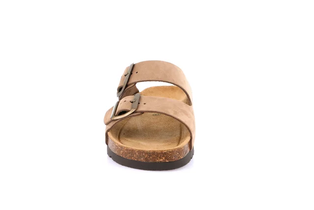 Ciabatta in sughero naturale e nabuk | HOLA CB2569 - TAUPE | Grünland