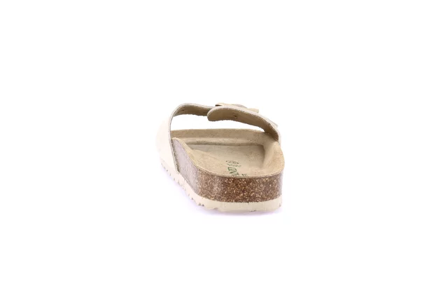 Single-Band Sandale aus Wildleder | SARA CB2633 - LATTE | Grünland
