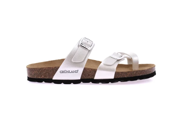 Flip-flop with laminated upper | SARA CB2640 - PERLA | Grünland