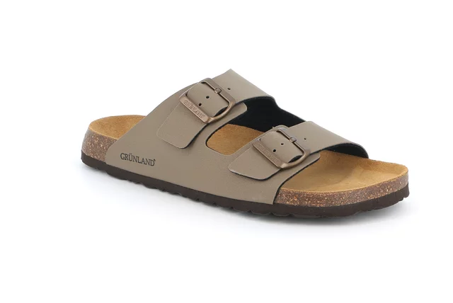 Double buckle slipper for Men | BOBO CB3012 - tortora