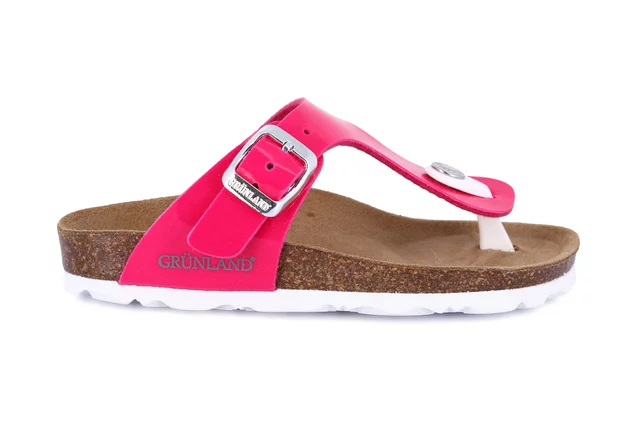 Cork Flip-Flop | LUCE  CB3021 - FUXIA | Grünland Junior