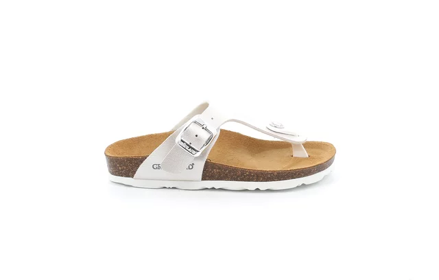 Peraly cork sandal Junior | LUCE CB3022 - PERLA | Grünland Junior