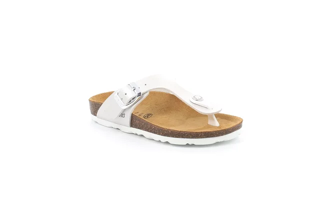Peraly cork sandal Junior | LUCE CB3022 - perla