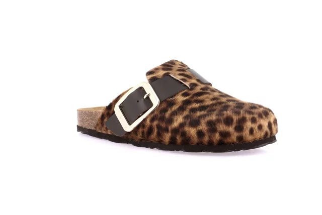 Ciabatta fantasia animalier | SARA CB3095 - MARRONE-MULTI | Grünland