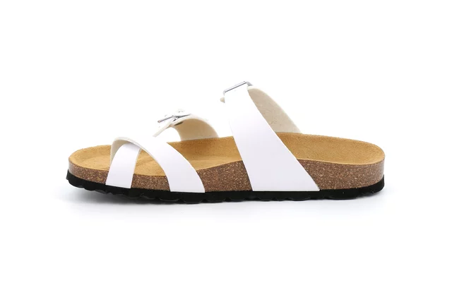 Cork Flip-flop | SARA  CB4322 - WHITE | Grünland