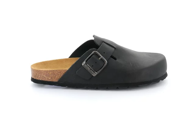 Closed toe slipper | SARA CB9967 - BLACK | Grünland