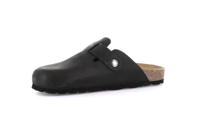 Closed toe slipper | SARA CB9967 - BLACK | Grünland