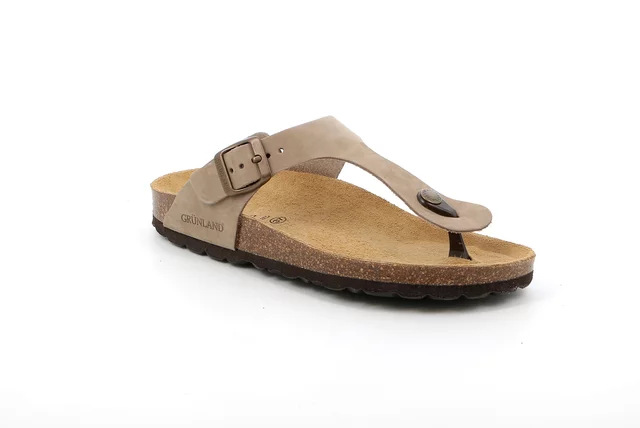 Flip Flop Sandale für Damen | SARA CC0001 - KAKI | Grünland